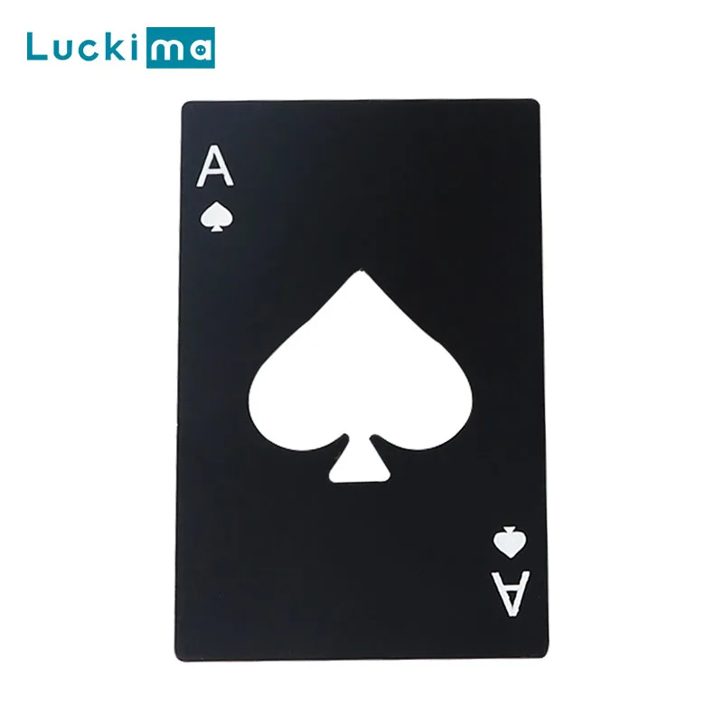 Мини покерная форма открывалка для пива портативная из нержавеющей стали