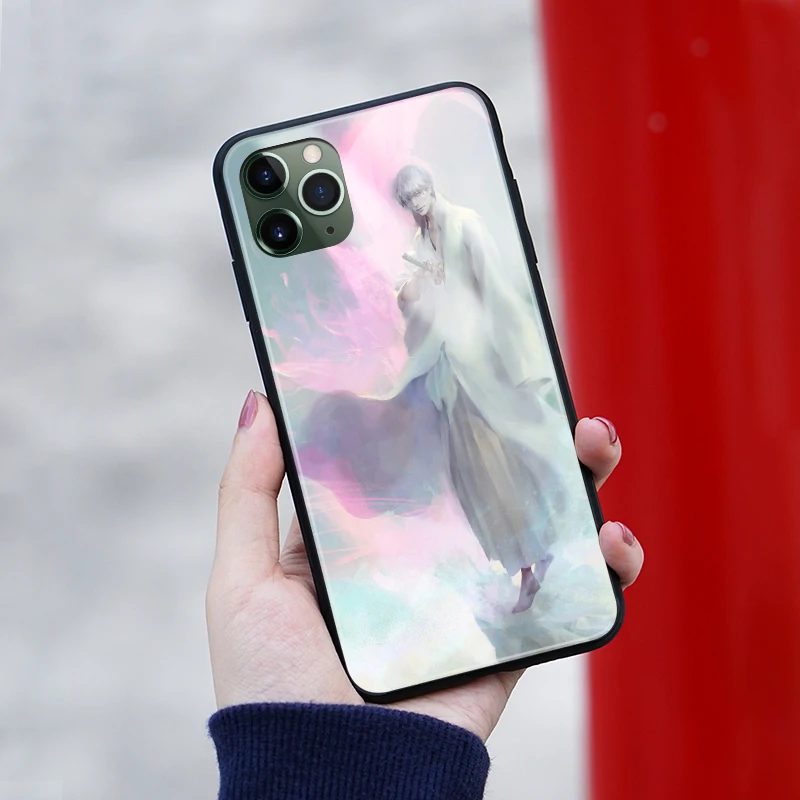 Стеклянный чехол для iPhone 6 6s 7 8 x xr xs 11 pro max Samsung S note 9 10 20 Plus | Мобильные телефоны и