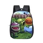Рюкзак для мальчиков и девочек, 12 дюймов, с изображением растений против Зомби