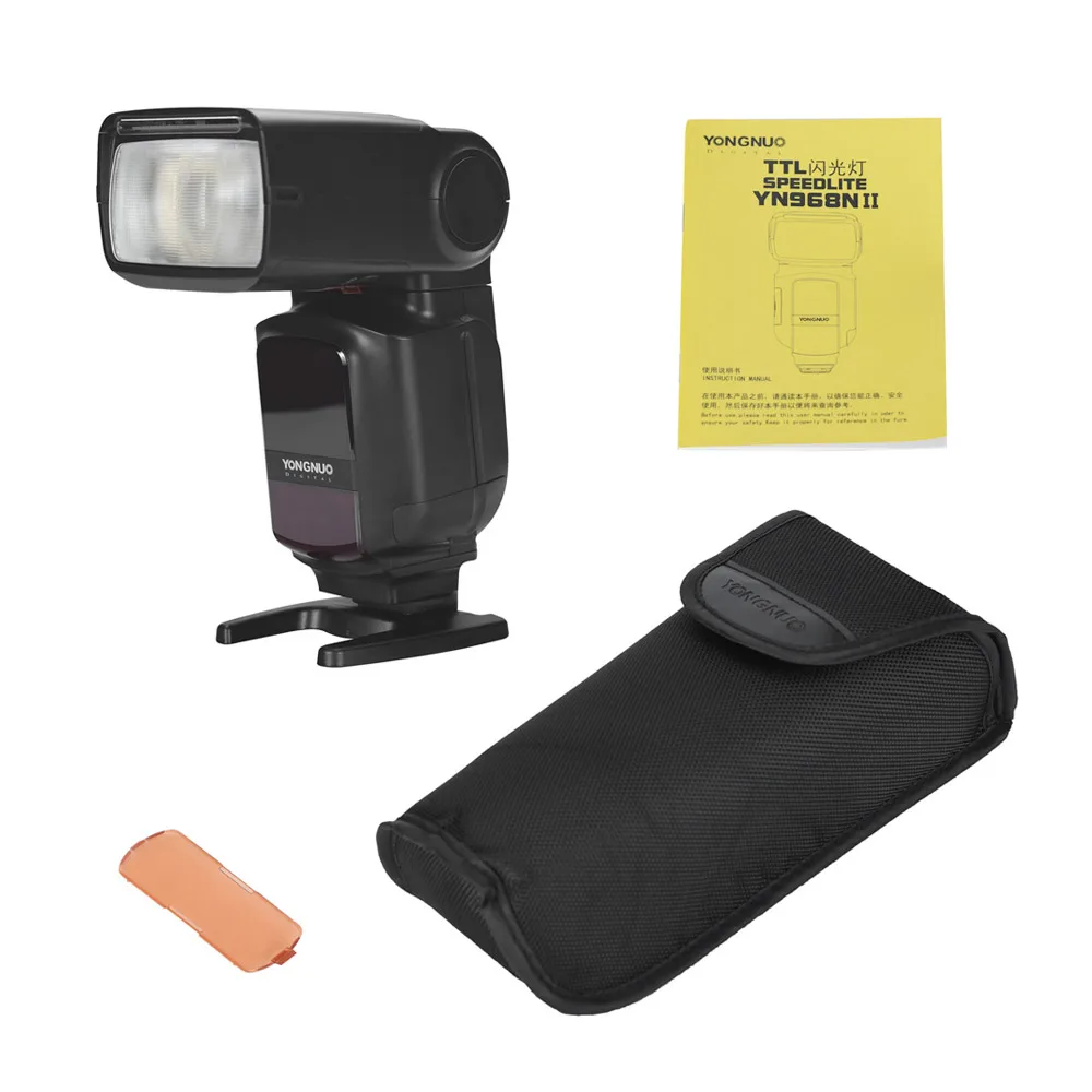 Беспроводная вспышка YONGNUO YN968N II Speedlite ttl 1/8000s HSS светодиодный светильник 5600K для цифровых зеркальных фотокамер Nikon YN622N YN560