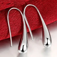 new hot sale earring fashion trendy teardropwater dropraindrop dangle earrings for women simple luxury jewelry valentine gifts