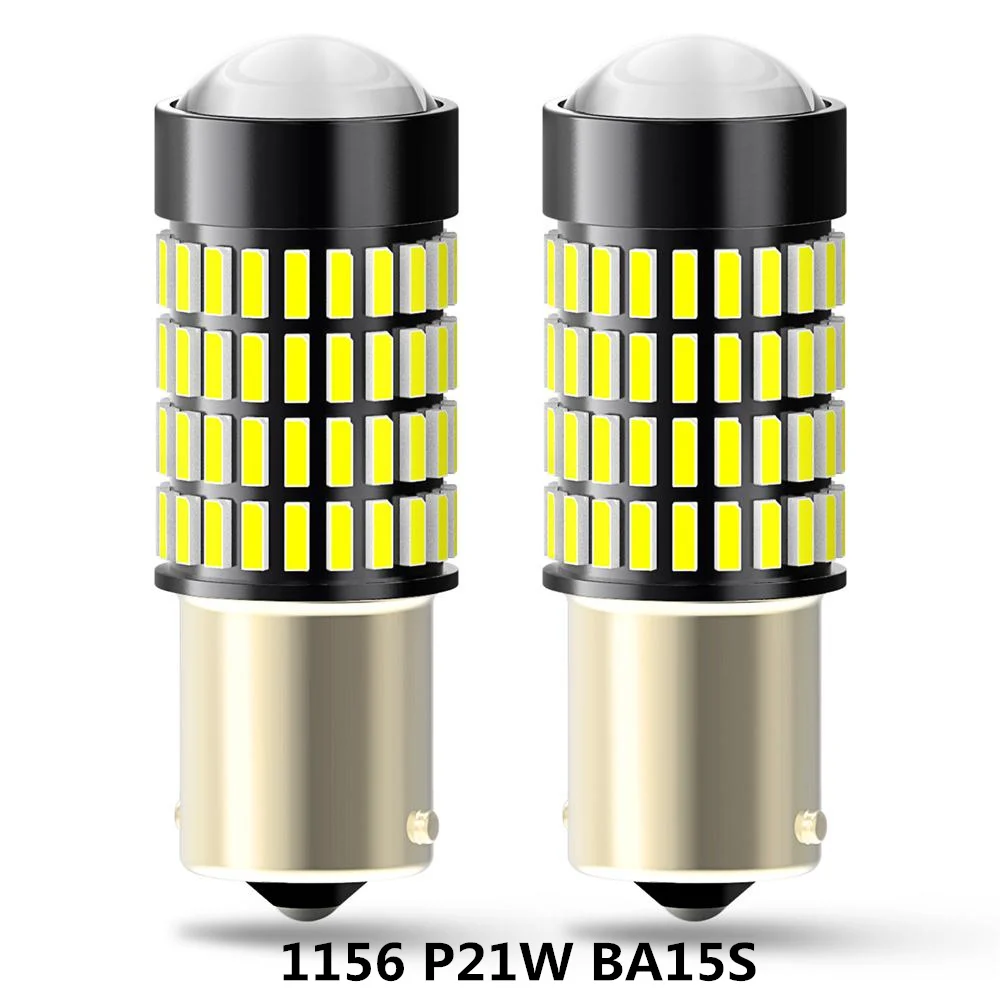 1156 P21W BA15S AUXITO 1156 P21W BA15S Автомобильный светодиодный задний фонарь лампа W16W 921 T15 авто лампы резервного копирования для Renault Duster Megane 2 3 Logan Clio Fluence - Испускаемый цвет: 1156 P21W BA15S
