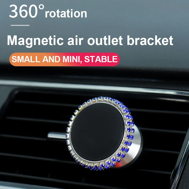

Magnetic Phone Stand Holder for Car Air Vent Holder Cell Mobile Phone Mount for Samsung Xiaomi IPhone Bling Car Accessories