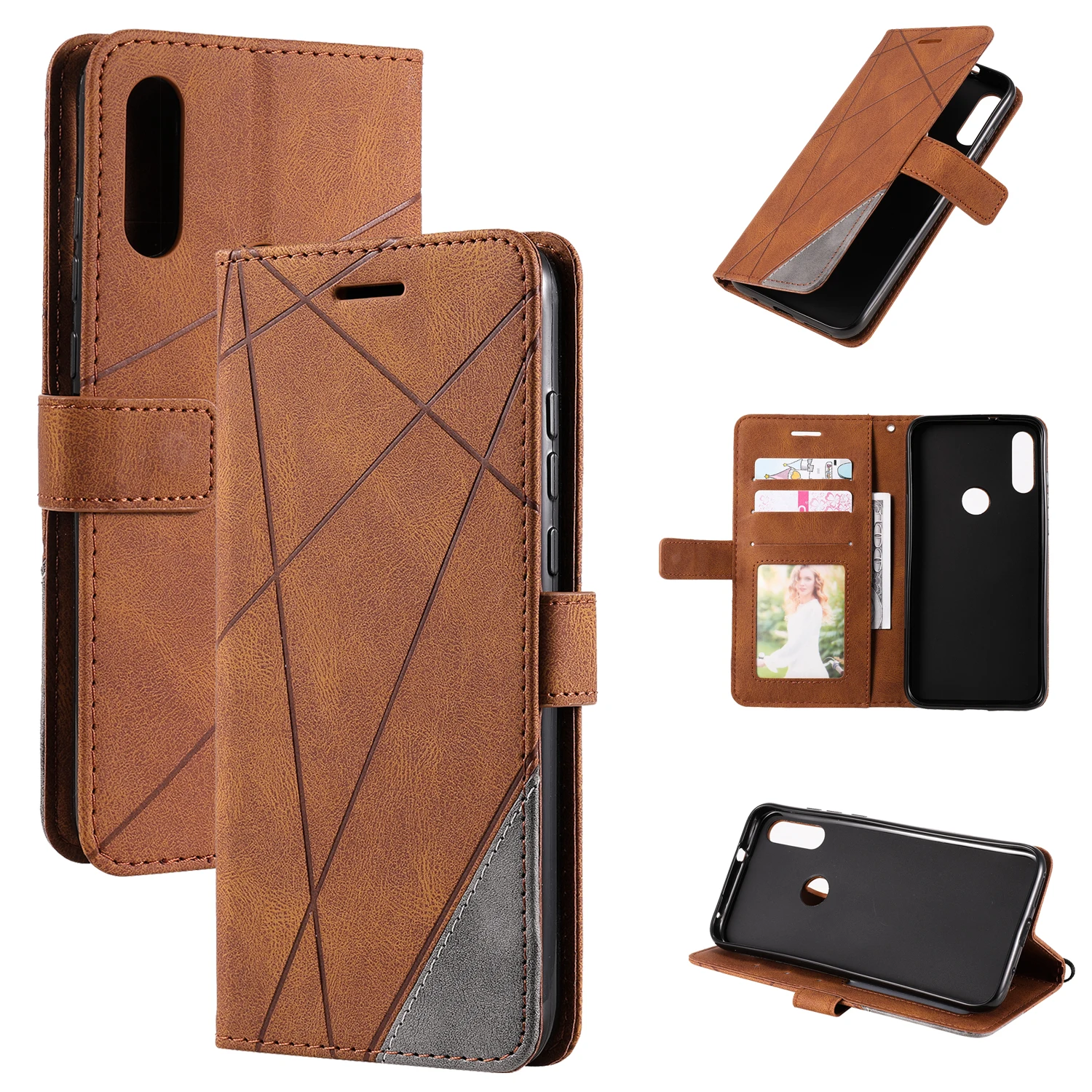 

Wallet Flip Leather Phone Case For Bag Xiaomi Redmi Note 10 Pro 10S 10X K40 K20 Pro Rhombus Stripe Book Cover 5G 4G A3 Lite D21G