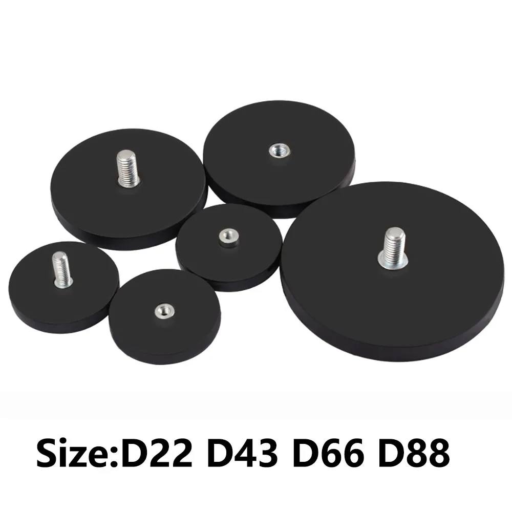 

1pcs D22 D43 D66 D88 Magnet Base Mounting Bracket Suitable For Portable Cameras Off-Road Vehicles Truck Boats Led Lights