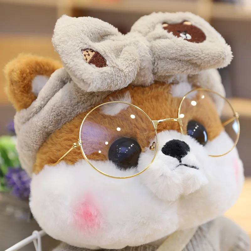 

Cartoon Lovely Shiba Inu Dog Cosplay Dress Up Plush Toys Stuffed Cute Animals Doll Soft Pillow for Kids Girls Birthday Gift