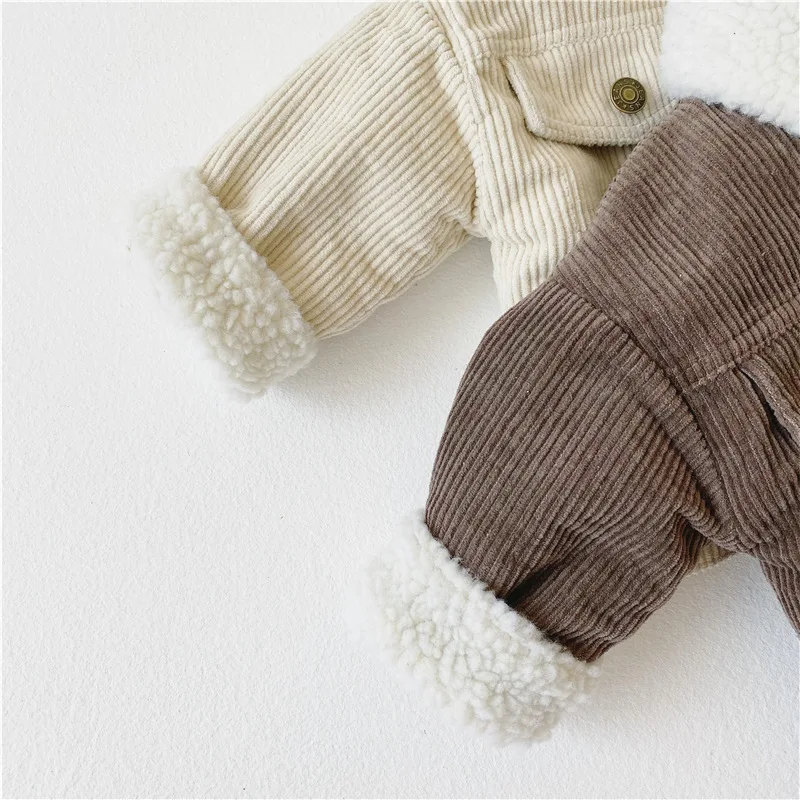 

Baby Girls Boy Jacket Thicken Warm Lamb wool Kids Coat Autumn Winter Spring Toddler Kids Outerwear Baby Clothing For Boy Coat