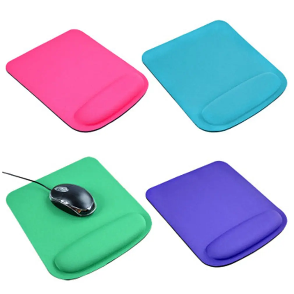 

New Arrivals Thicken EVA Mouse Pad Soft Wrist Comfort Support Optical Trackball PC MousePad Mat Game Computer Mouse Pad 4 Colors