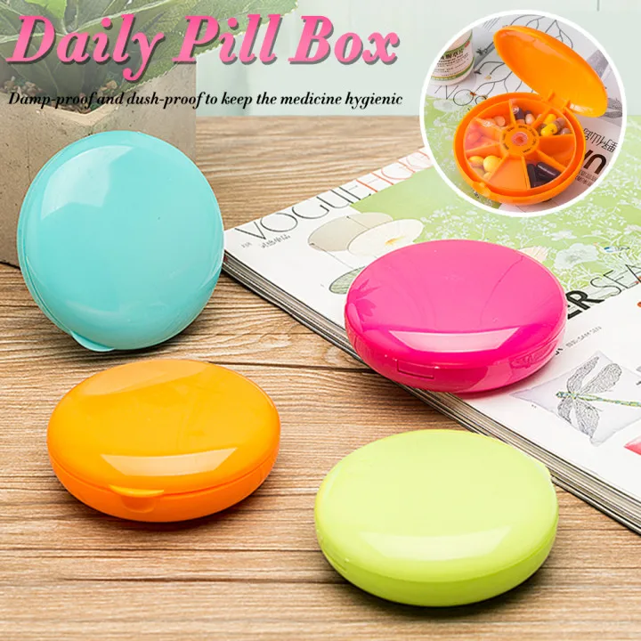 

7 Days Weekly Pills Box Portable Small Mini Organizer Plastic Medicine Storage Dispenser Essential For Home Travel