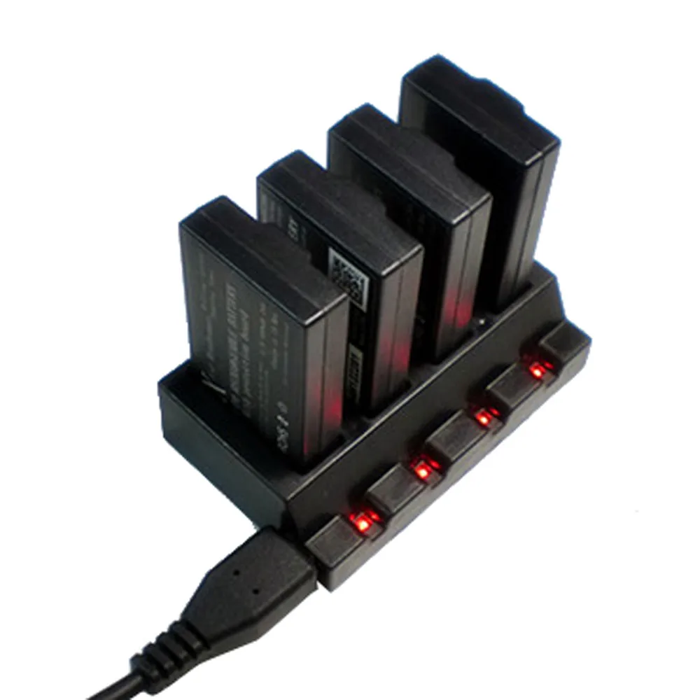 Usb 4 порта 3 7 В адаптер зарядное устройство для попугаев дронов Rolling Mini Spider Drone Аксессуары Rc части сервопривод