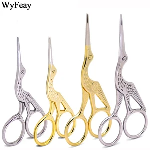 Вышивка крестиком журавль ретро классический, винтажный, старинный Вышивка Шитье портновские ножницы из нержавеющей стали нитки Ножницы Резак для ниток