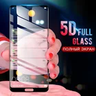 Защитное стекло, закаленное стекло 5D для Huawei Y9Y5Y7Y6 Prime 20187A Pro7C ProРусская версия
