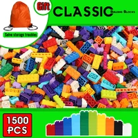 250 1500pcs city building block diy small size brick model character education gift storage bag children building blocks toy