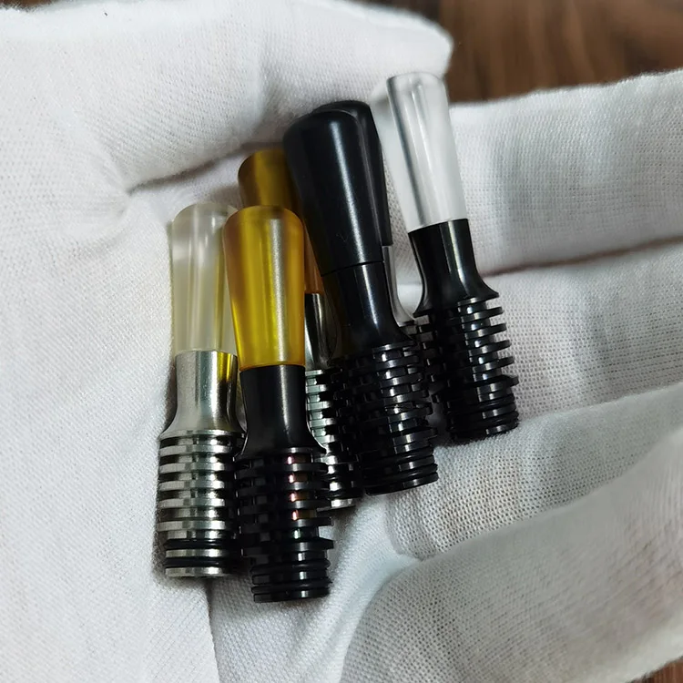 

Cloudworkz SS316 Long PEI MTL 510 Drip Tip 3mm Cigarette Accessory Heat Resistance Mouthpiece