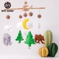 lets make baby stroller bed bell wind chimes baby toy baby soother nursery decor baby gift bed hanging rattles toy