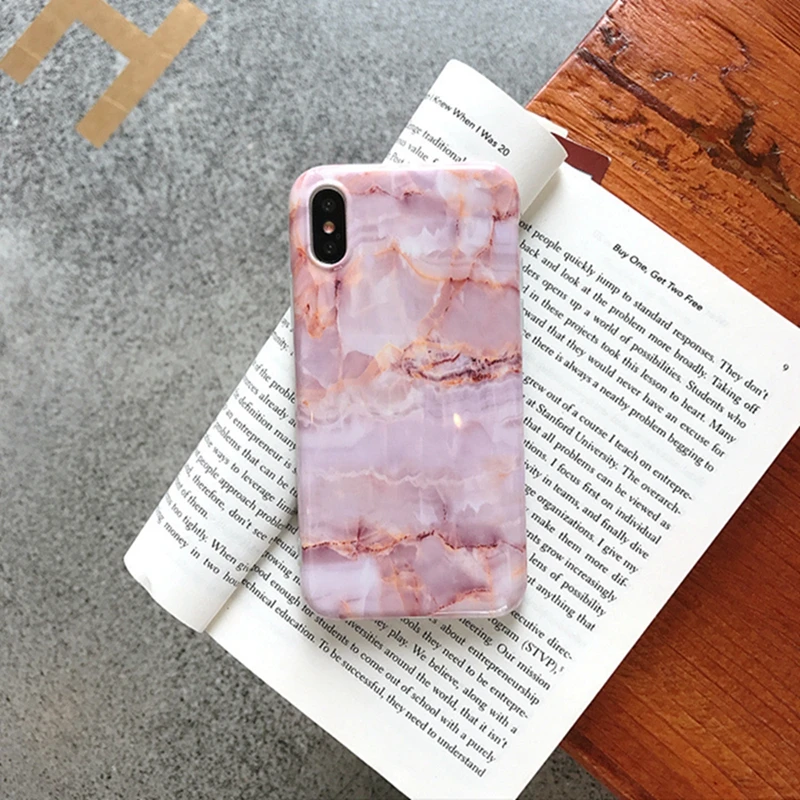 Винтажный мраморный ТПУ чехол для iPhone XS Max X XR чехол силиконовый мягкий чехол для телефона чехол для iPhone 7 8X6 6S Plus чехол Capa Coque