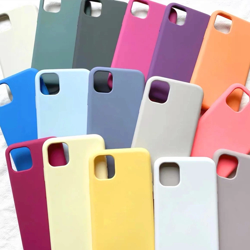 

Official Original Silicone Case For iPhone 12 11 Pro Max 6 7 6S 8 Plus 360 Full Cover For iPhone 11 Pro X XS XR SE 2020 Case