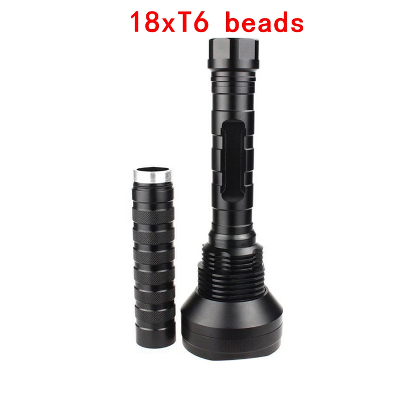 Ультра яркий водонепроницаемый 15xT6 18xT6 21xT6 мощный фонарь 15000-21000lumens светильник 18650
