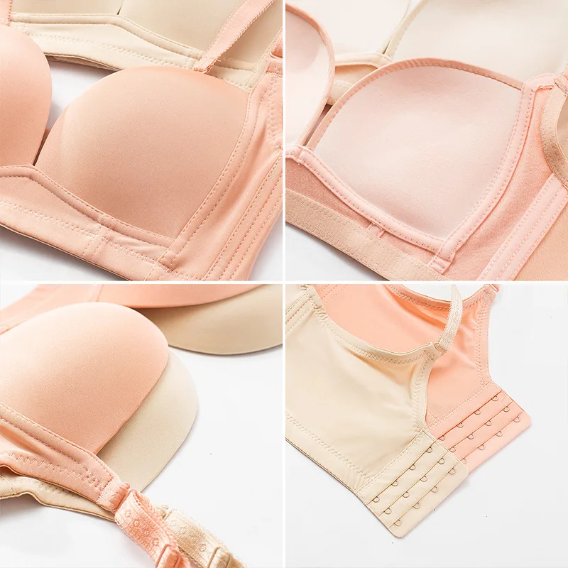 Wasteheart для женщин модные красно-синие Bralette Беспроводной и трусиков комплект