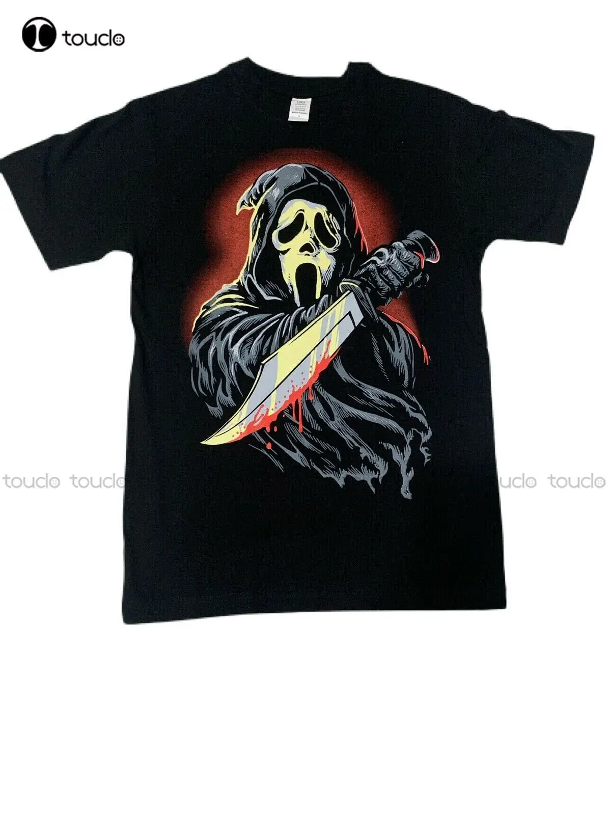 

Scream Ghost Skull Face Horror Movie T-Shirt Shirt Women Custom Aldult Teen Unisex Digital Printing Tee Shirt Fashion Funny New