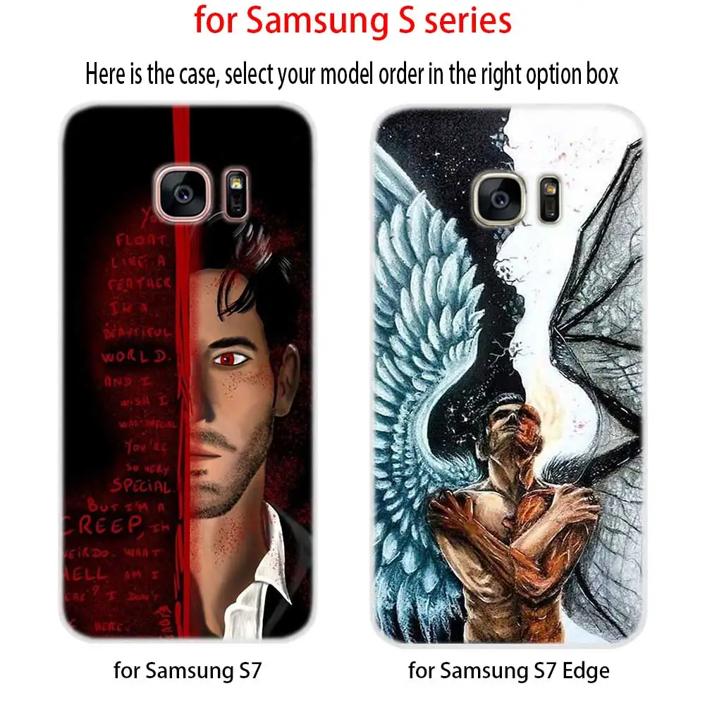 Мягкий силиконовый чехол для Samsung S30 S20 S11 S10 S9 S8 Plus lite 11e 10e Uitra S7Edge TV Series Lucifer |