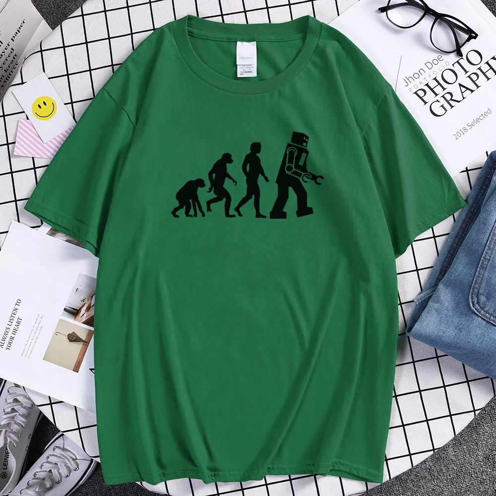 2021 футболки Теория Большого Взрыва футболка с роботом эволюции топы летние