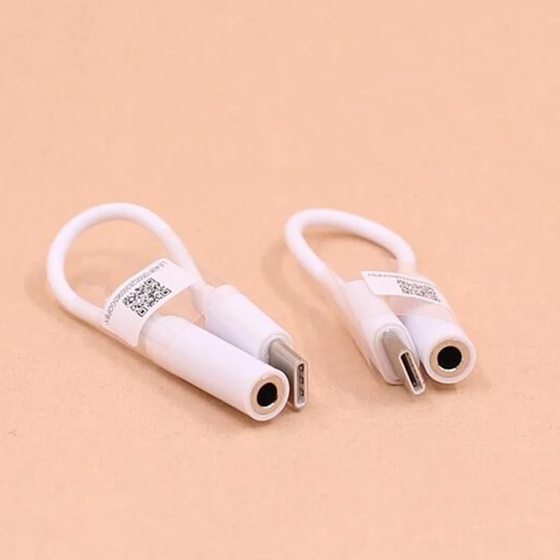 Адаптер для наушников с разъемом USB Type C на 3 5 мм преобразователь Aux аудиокабель