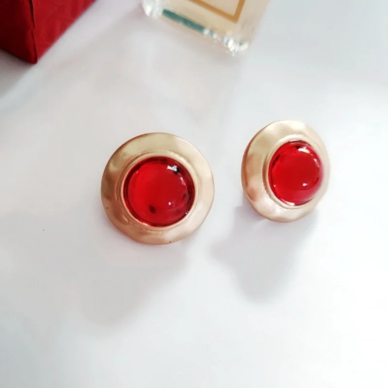 2020 разноцветные Серьги с драгоценными камнями круглые сережки шаром женские