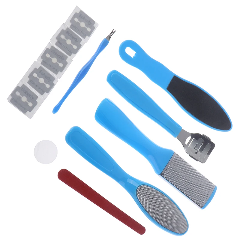 

Professional 8pcs/set Pedicure Tool Foot Care File for Feet Heels Toe Cuticle Kit File Pedicure Set Beauty Pusher Remover Tool