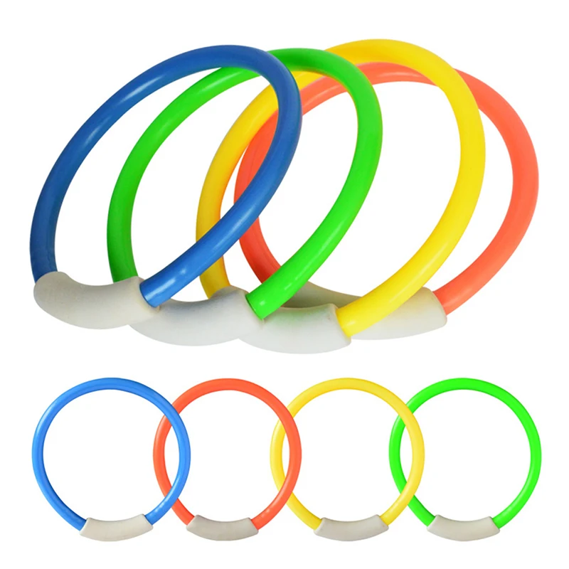 1 Uds. Anillos de buceo bajo el agua para piscina ni&ntilde;os anillo de buceo para playa de verano juguetes para piscina accesorios de piscina Color al azar-3