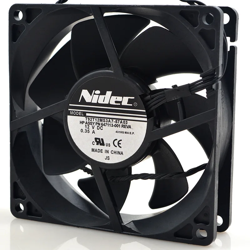 

Original FOR NIDEC t92t12ms3a7-57a03 9225 9cm DC12V 0.35a cooling fan