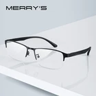 MERRYS Дизайнерские мужские очки из титанового сплава , оправа для очков TR90, оправа для очков по рецепту S2318