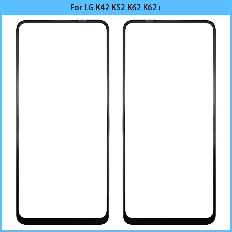 

10PCS For LG K42 K52 K62 K62+ Touch Screen Front Glass Panel K42 LCD Outer Front Glass Lens Replacement