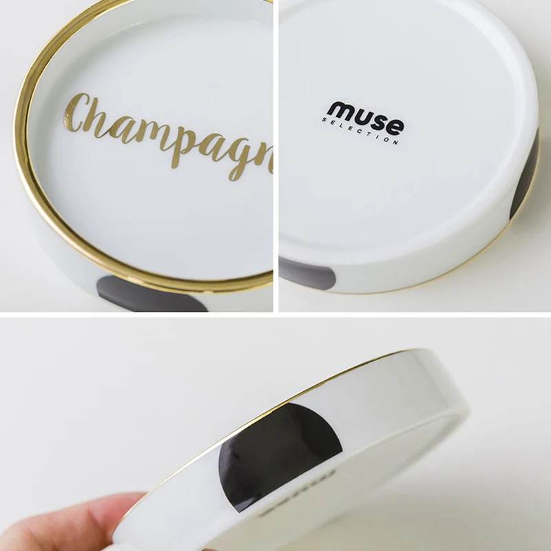 Керамическая тарелка для ювелирных изделий в скандинавском стиле тарелки кольца