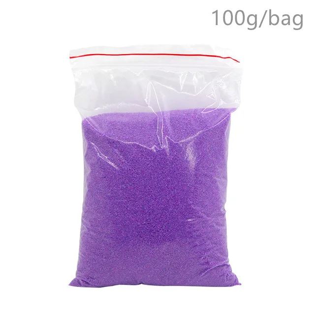 100g Purple 100 г не влажный волшебный песок для детей игрушки Красочные Марс, Космический песок слизь Крытый играть забавная обучающая игрушка для Дети Детские подарки - Цвет: 100g Purple