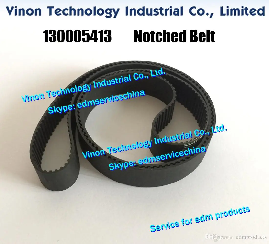 

(2pcs) 130005413 Notched Belt L=600mm, 24.54.705 Geared belt 130.005.413 for ROBOFIL 240,440 series w/cut edm machines Charmille