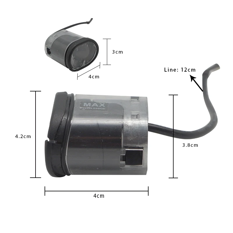 

Original Headlight Assembly Kit for Ninebot MAX G30 G30D KickScooter Electric Scooter Skateboard Head Lamp Front LED Light Parts