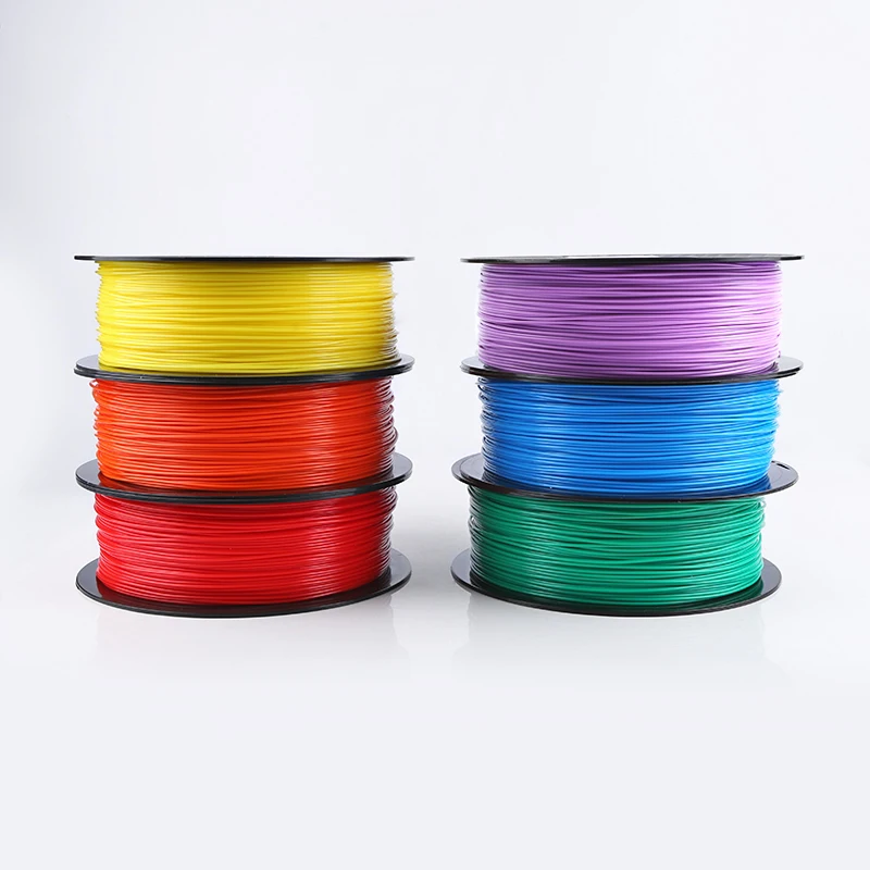 Нить для 3D принтера Ramber PLA 1 75 мм ABS филаментная фиолетовая красная погрешность +/ 0