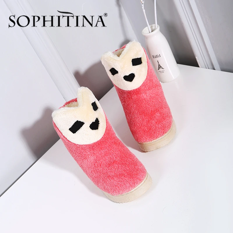 SOPHITINA/новая обувь на плоской подошве Теплая и удобная женская повседневная