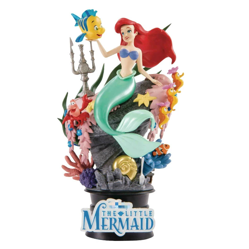 Original Mermaid Принцесса Белоснежка Русалочка Белль Алиса Эльза сцена Статуэтка для детей подарок - Цвет: Original Mermaid