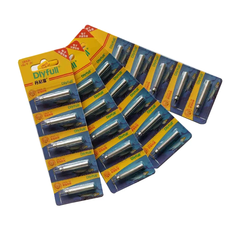 10 шт./лот CR322 рыболовная батарея электронная для поплавка рыбалки 3 в светящийся