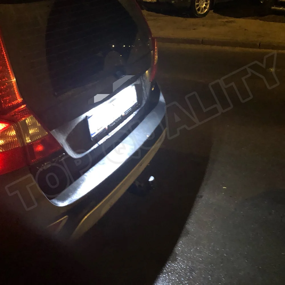 

2Pcs LED License Number Plate Lights For Volvo S80 XC90 S40 V60 XC60 S60 V70 C70 V50 XC70 XC60 12V White SMD Car Styling Lamp