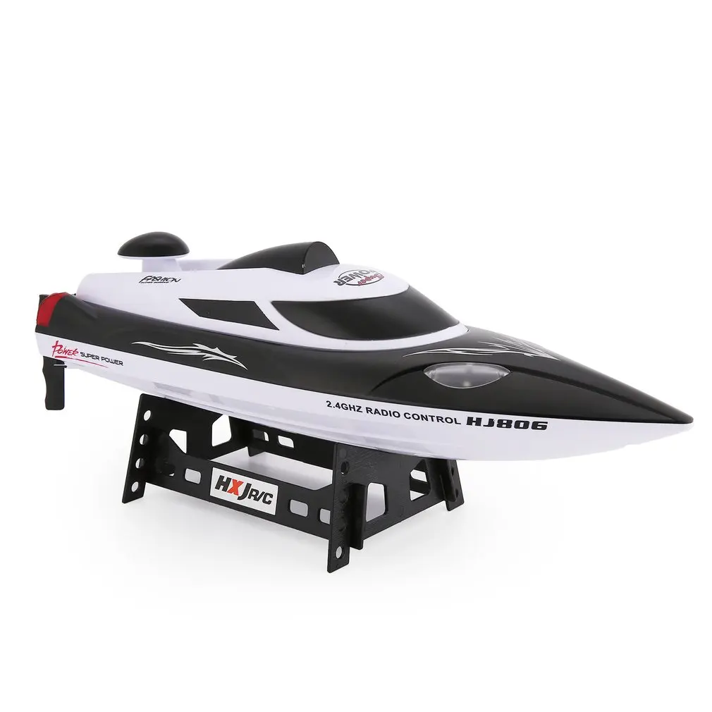 HONGXUNJIE RC лодка HJ806 47 см 2 4G 30 км/ч Высокая Скорость гоночный катер водяного