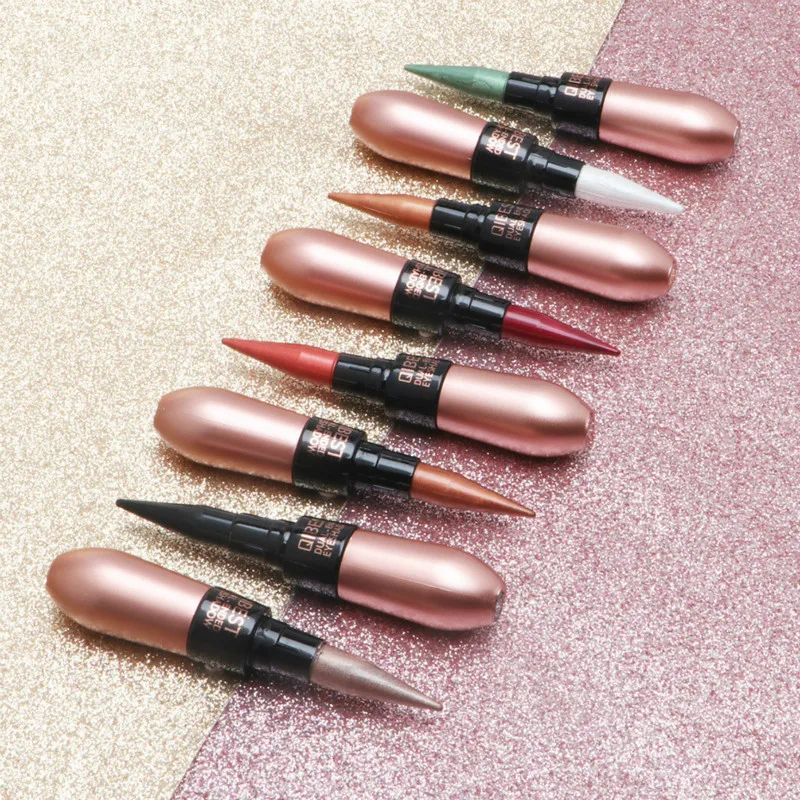 15 цветов Подводка для глаз водостойкая стойкая шелковистая подводка цветной