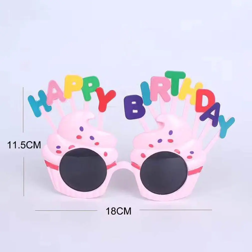 

1pcs Happy Birthday Glasses Photo Booth Props For Birthday Party Kids Glasses Party Supplies Party Favor Ornaments Random Color