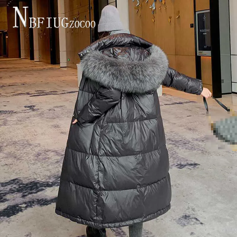 Цвета: черный и серый Искусственный меховой воротник Для женщин парки размера