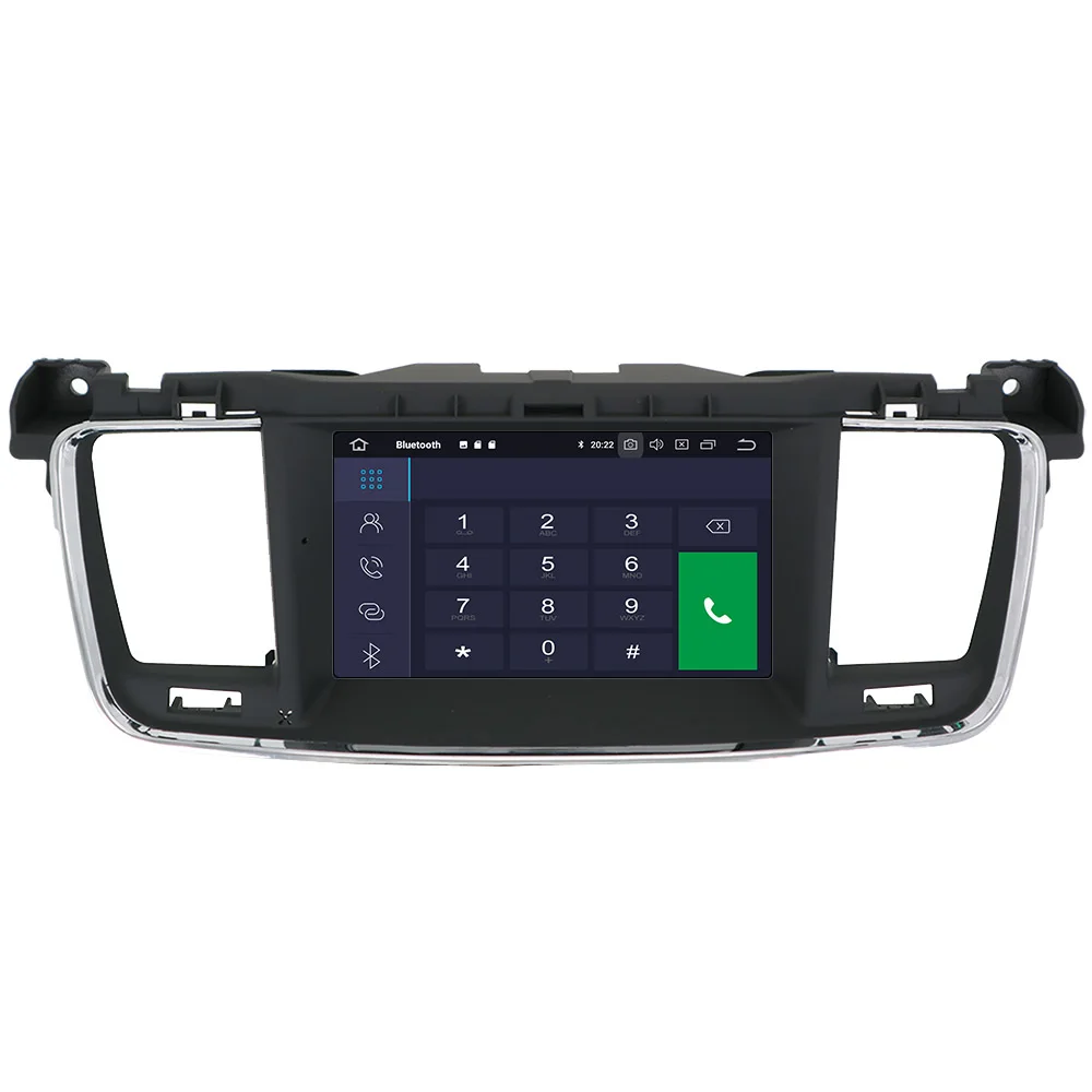 Новейший Android 9 автомобильный dvd-плеер gps-навигация, радио, стерео для PEUGEOT 508 2011 2012 2013- головное устройство авто радио мультимедиа