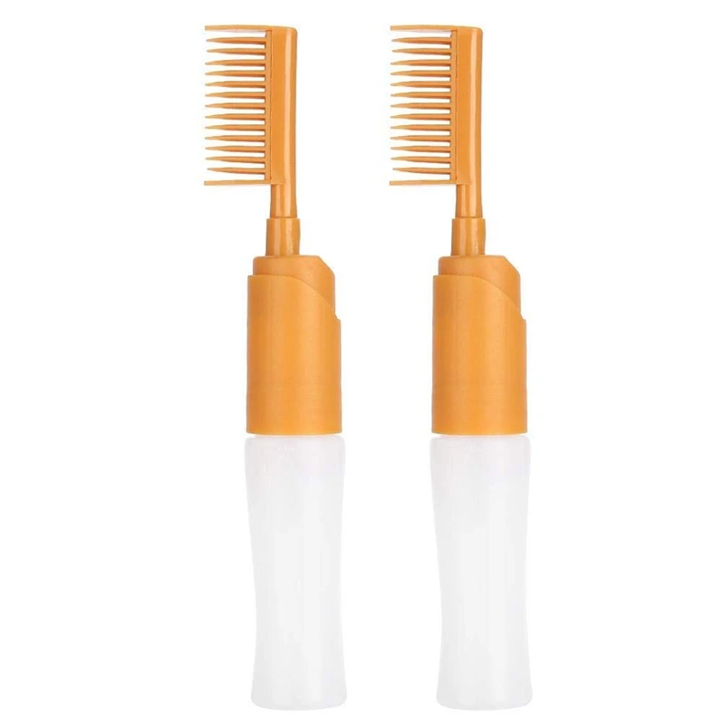 2 шт. бутылка для краски аппликатор расчески 80 мл цвет волос Диспенсер насос