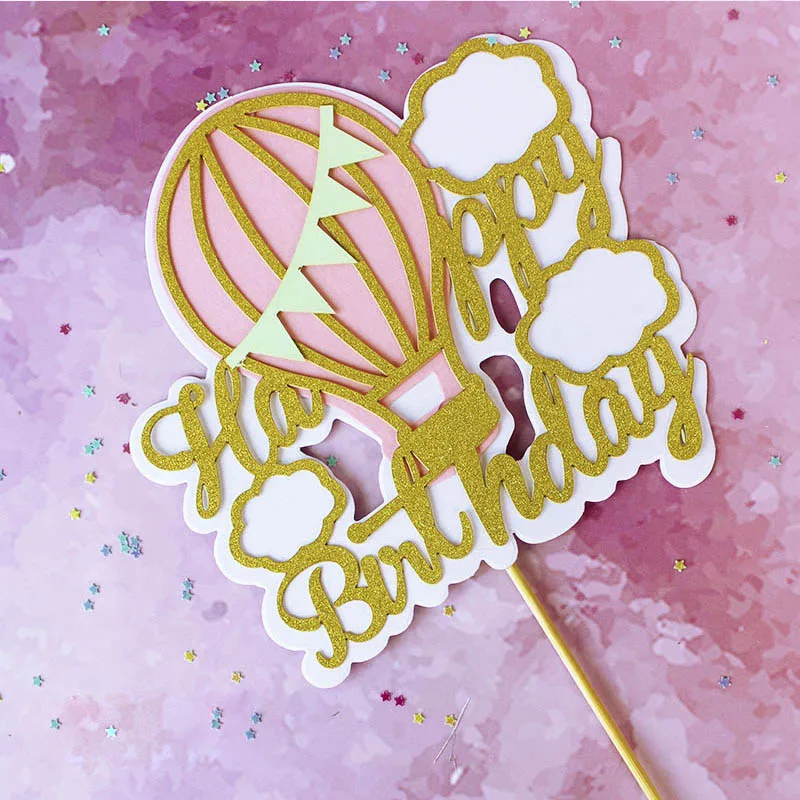 Романтические воздушные шары радужные топперы торты на день рождения флаги