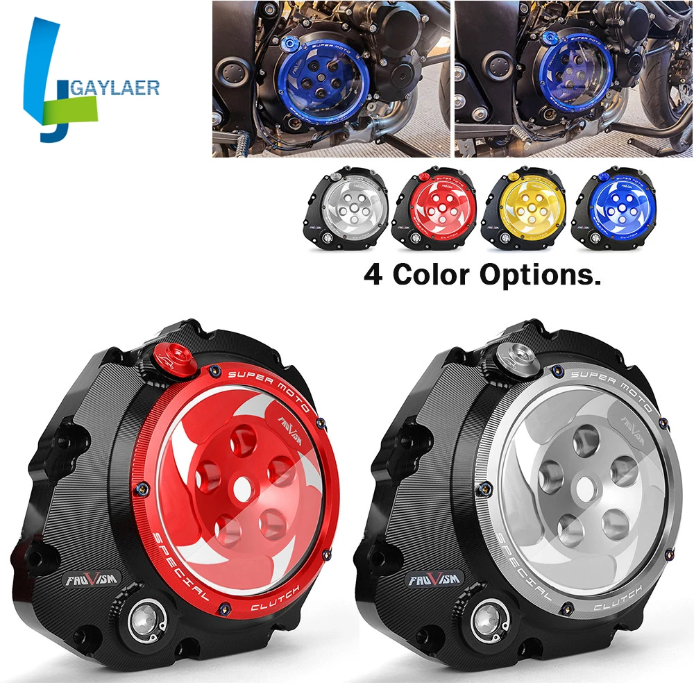 

Прозрачная крышка сцепления и пружинный фиксатор R CNC для Suzuki GSX-S GSXS 750 2005-2021